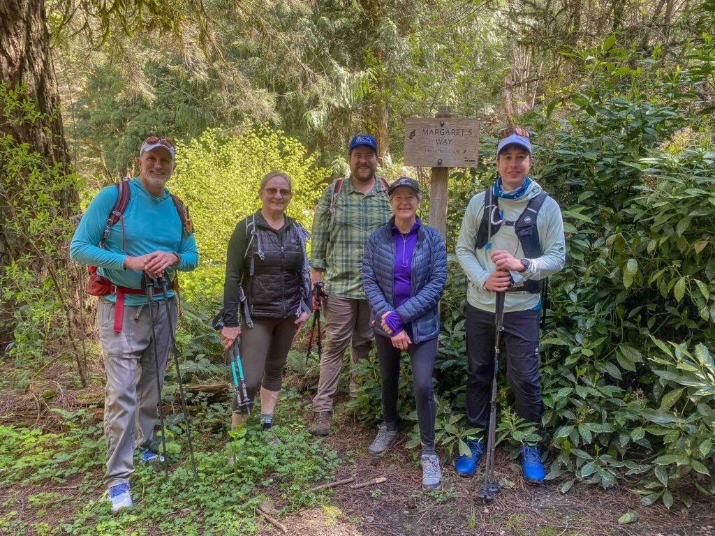 My first co-lead Conditioning for Hiking Series hike was to Margaret's Way and Debbie's View. This strong group of hikers talked non-stop and made 2.5 mph pace look easy.