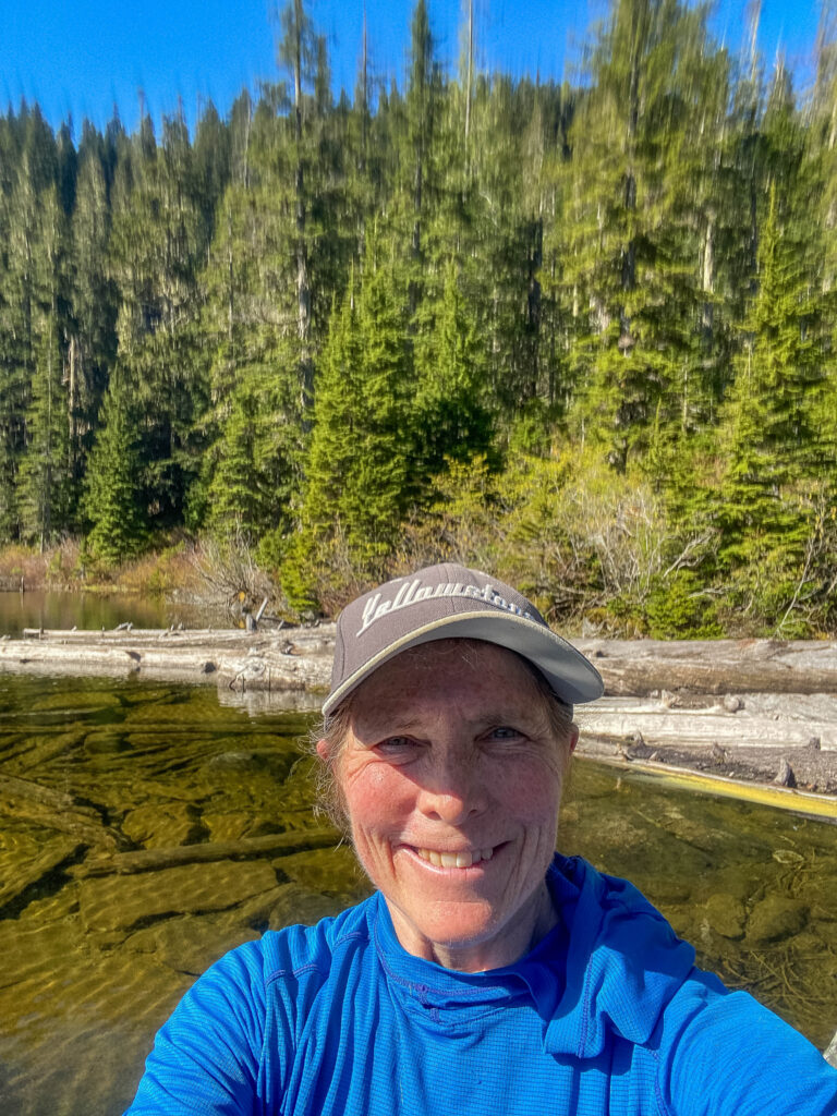 Wading in Lake Tuscohatchie on a beautiful day in May. I couldn't have asked for any better conditions for my solo ramble.