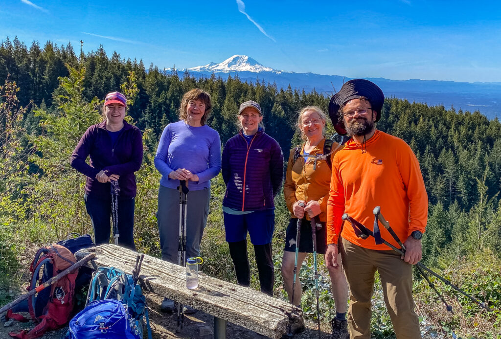 My first CHS-2 lead to West Tiger 1 and 2 on May 6 with wonderful, enthusiastic students. This was a "push" hike, seeing if we could maintain a 2-3 mph pace the entire outing. (We did!) Teaching two seminars the following two days led to my needing a reset.