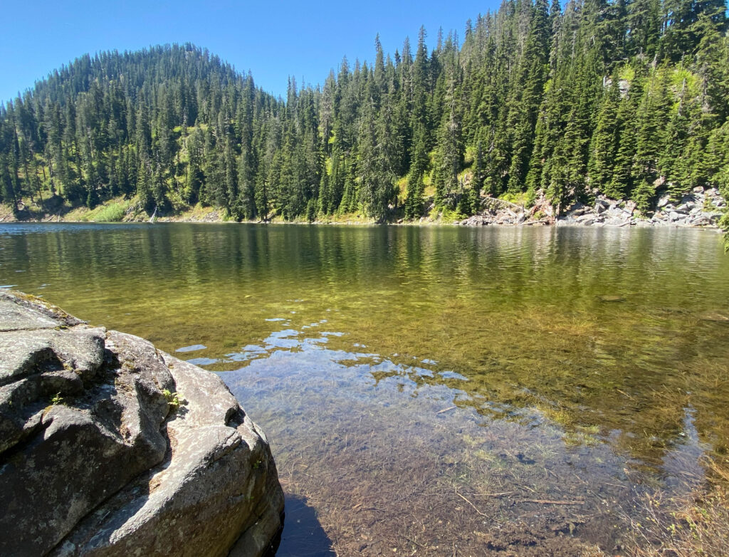 Stunning, pristine Snoqualmie Lake on June 3, 2025. The 16.5-mile hike was long but worth it, and everyone did great. Definitely an elite win in all of our books and a great confidence booster for students in CHS-2.