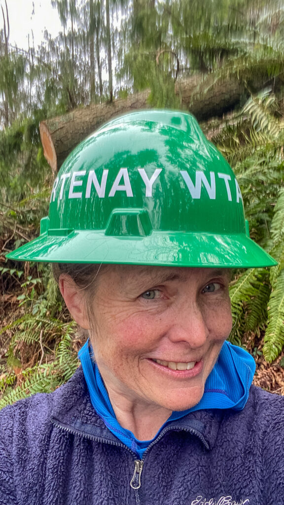 My fifth trail maintenance party earned me a Stewardship hard hat with the Washington Trails Association. Armed with my hard hat as a symbol of all my skills and experience, I face the next four years and 100+ blog posts with courage, spirit, and curiosity.