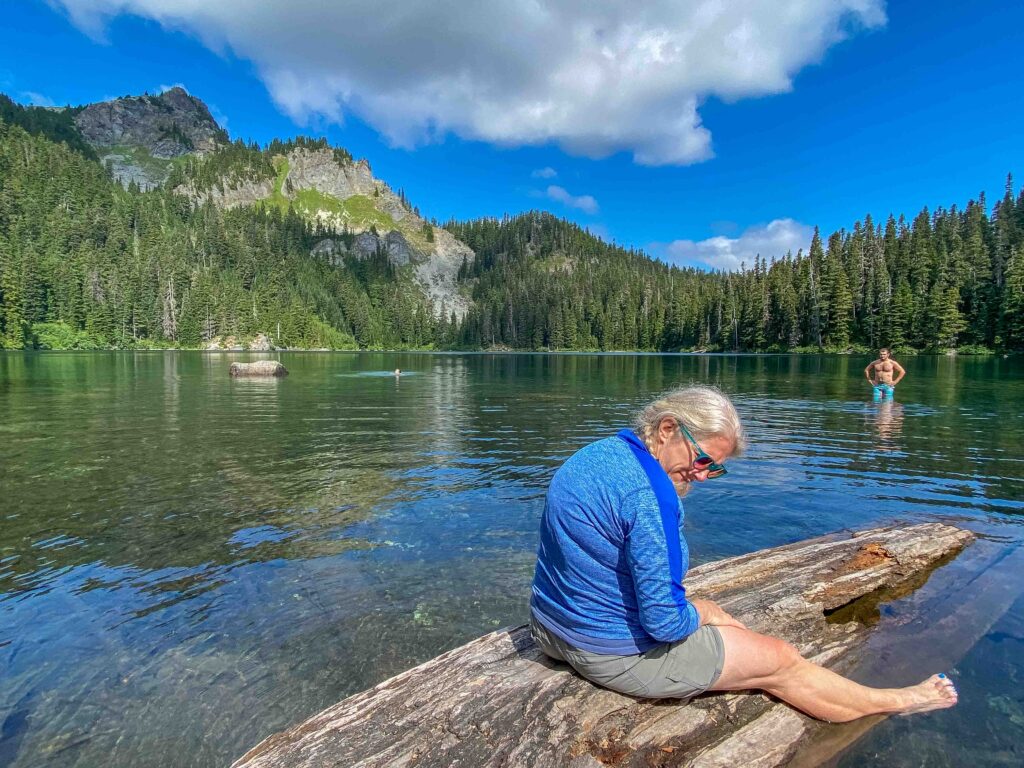 "Summertime, and the living is easy, kids are jumping, and the water is nice!"