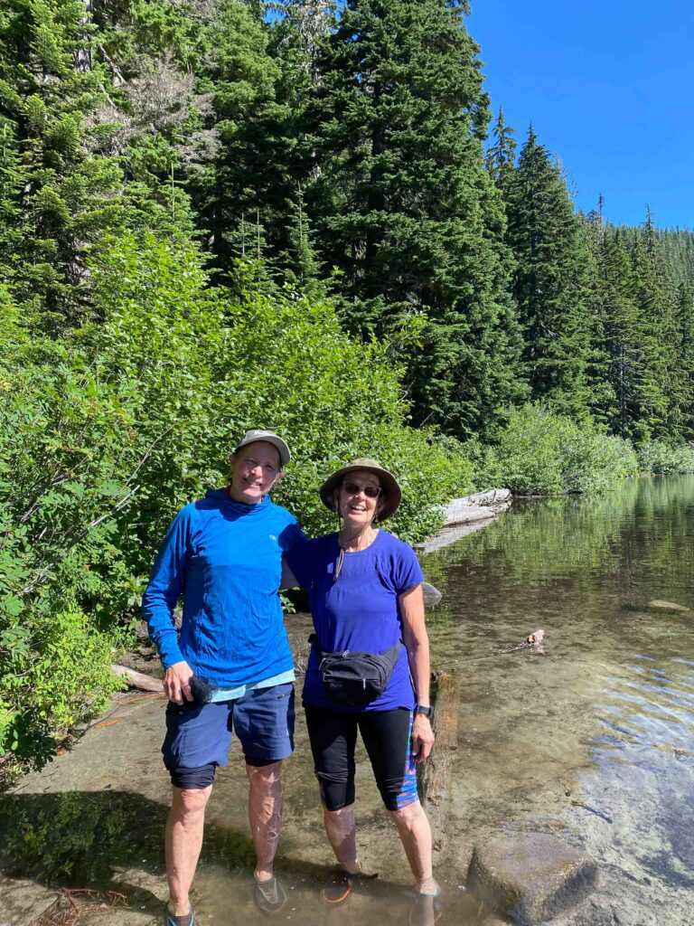 After 25 years, we were reunited on a hike I led.