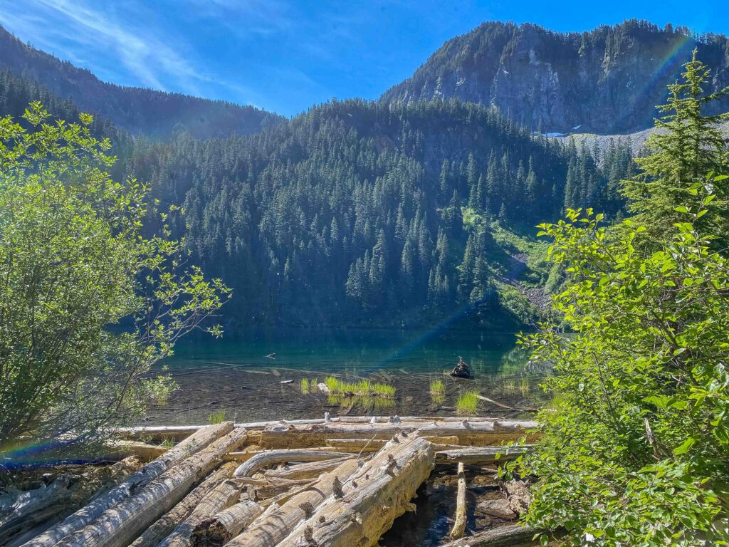 Annette Lake on July 1, 2025, with Naturalists from the Mountaineers.
