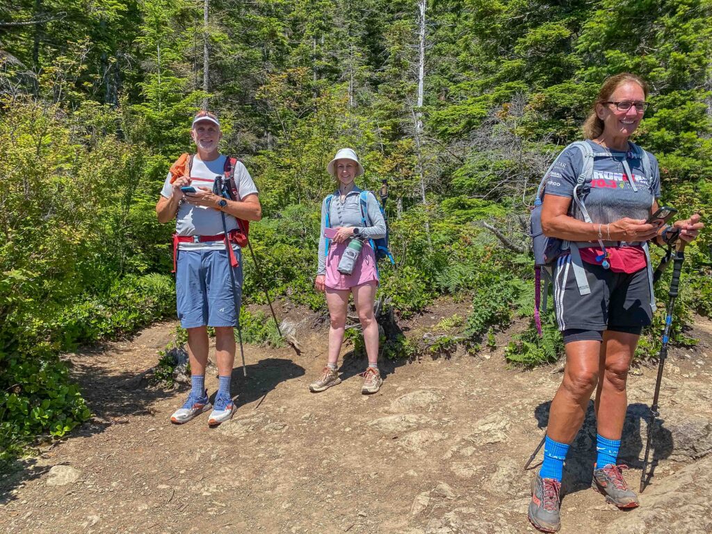 A small group of four of us on Rattlesnake Traverse, a route with no running water. This was the first trail I tried my "thermos of ice" and it worked GREAT.