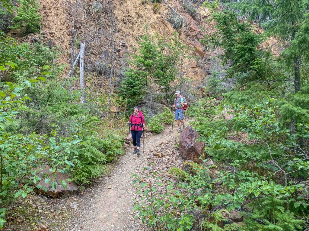 The joyful feeling of returning to the trailhead after a long, successful day hike.