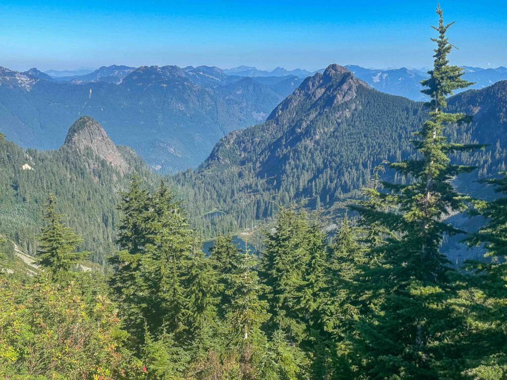 Smoky haze couldn't detract from the views.