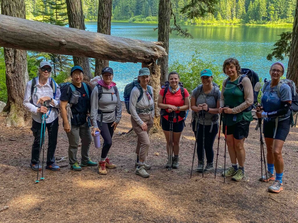 Did one of these lovely ladies -- or any of the dozens of hikers I led for CHS this year -- nominate me for the Mountaineers Service award?