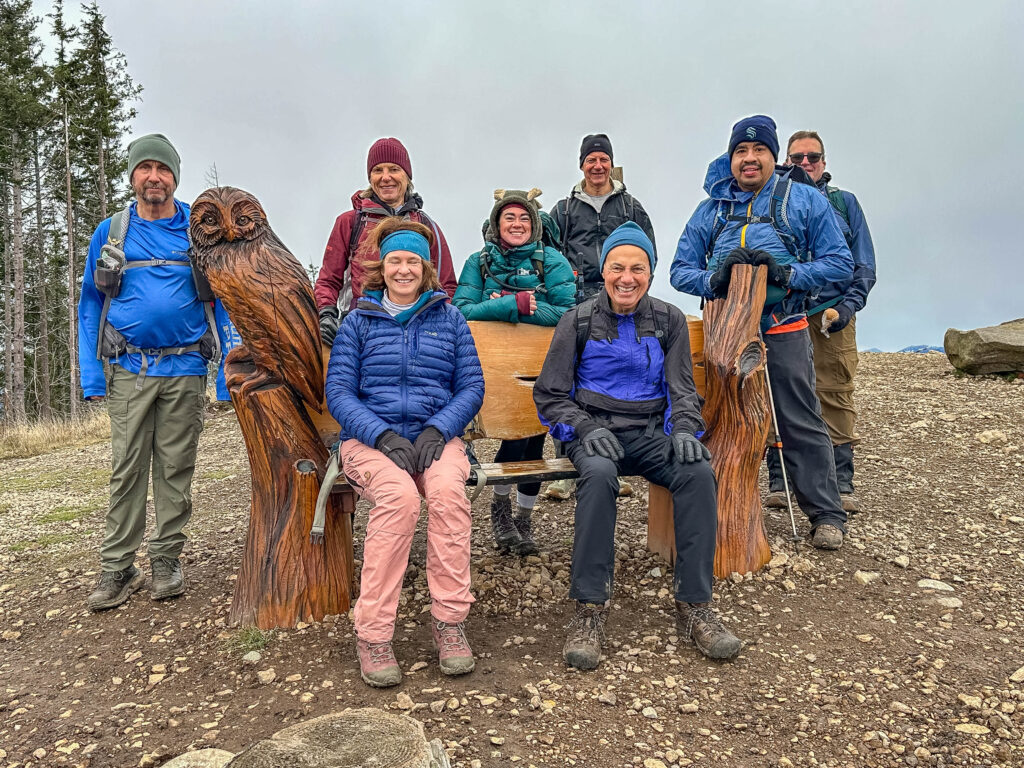 My team on Tiger 3 summit as the clouds threatened to close in on us. Fourth summit of the morning; we made it to the cars before the heavens let loose.