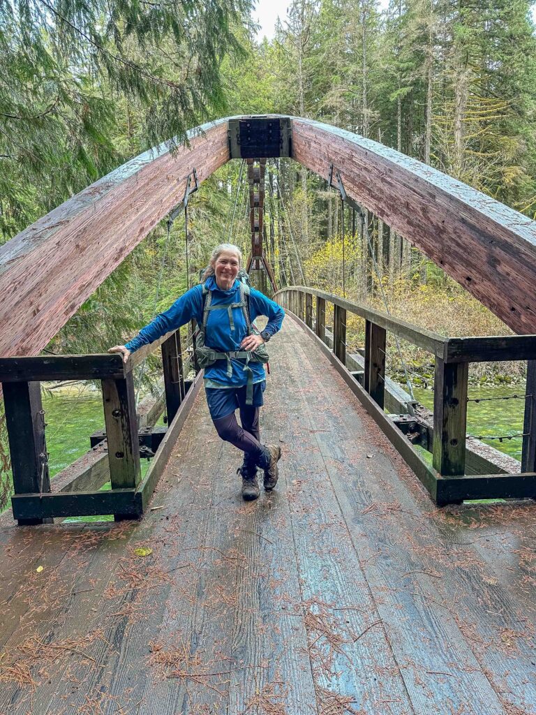 "Just doing me" on the Middle Fork of the Snoqualmie trail. Join me! Experience the magic!