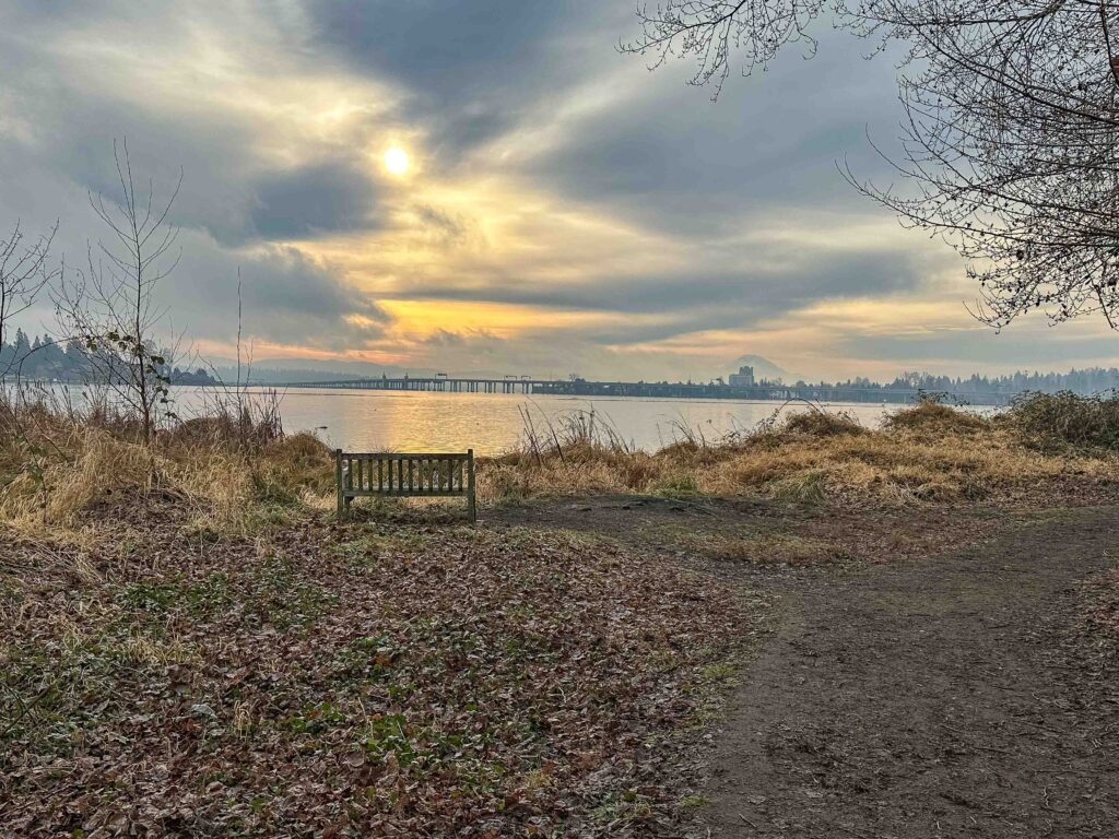 Dawn over Lake Washington from Union Bay. A metaphor for this new chapter in my life: Trust, influence, empower. Not only others, but myself.