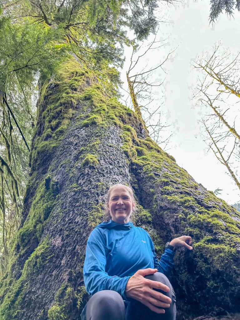 Big Tree on the Pratt River Trail during a scouting trip I led on January 13. Even on new-to-me trips, now, I trust it will work out.