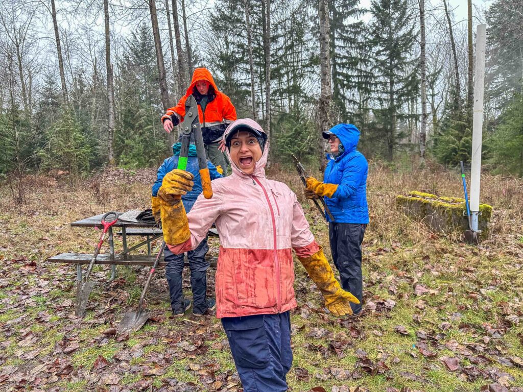 The weather did not cooperate for our SHADOW Lake Stewardship, but other rewards came from that weekend's activity.