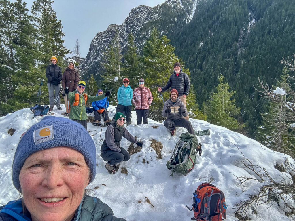 Celebration at Little Si's summit.