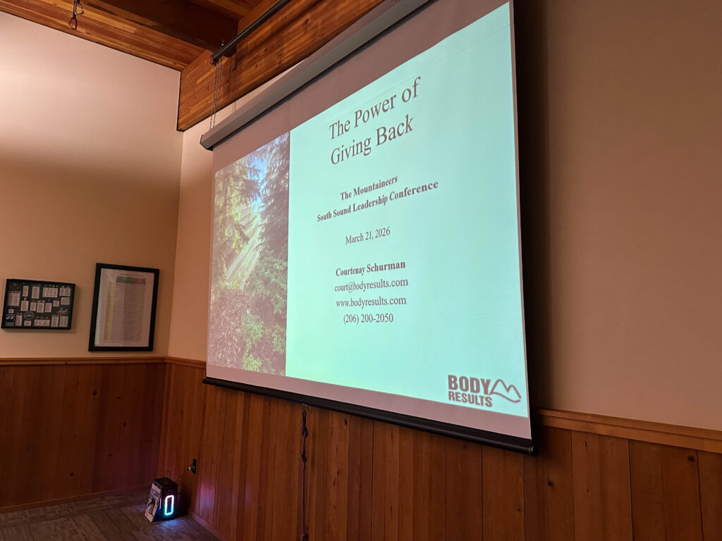 The opening slikde for my talk on "Stewardship: The Power of Giving Back."